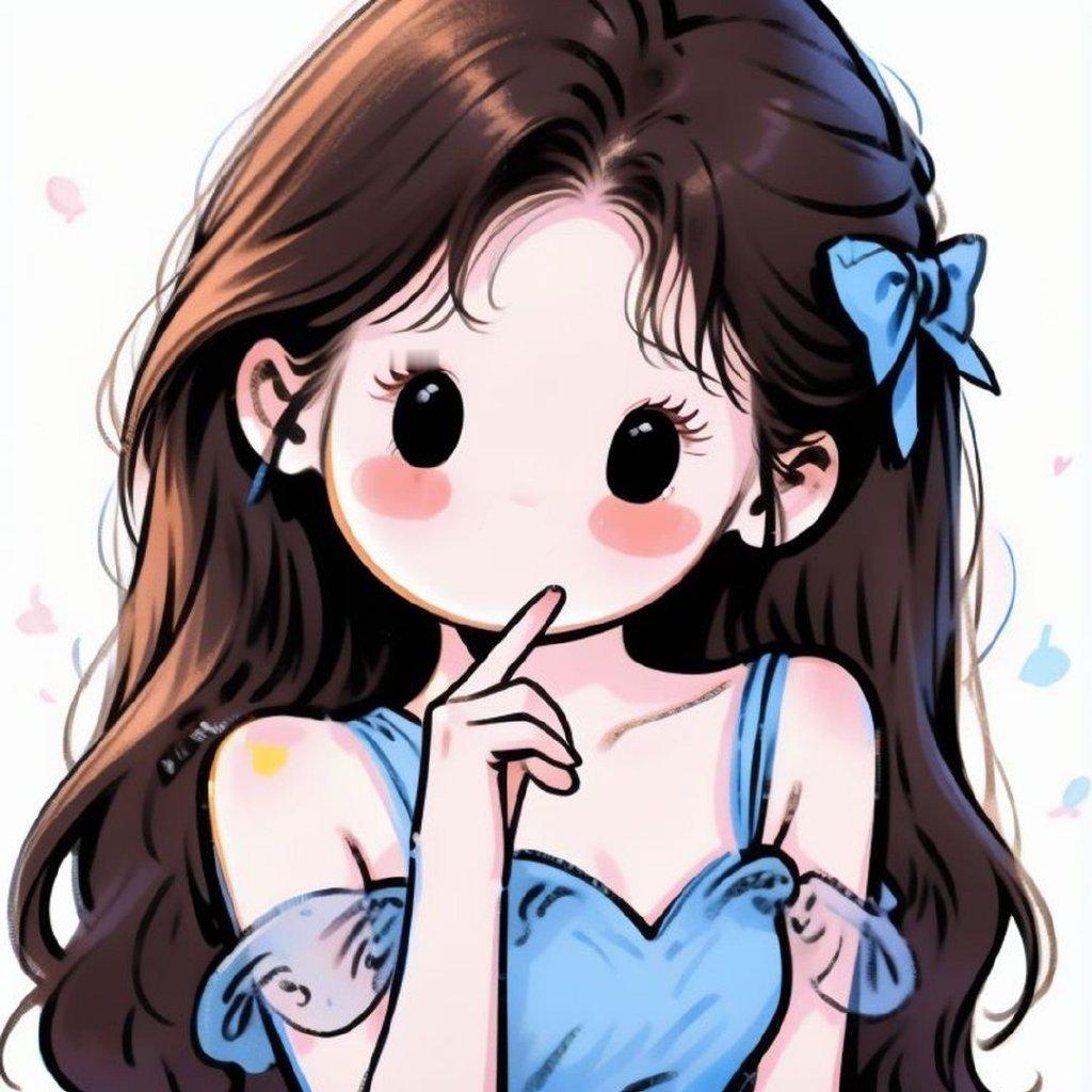 简单的蓝色头像，每一张都超爱～#夏日次元盛典# ​​​