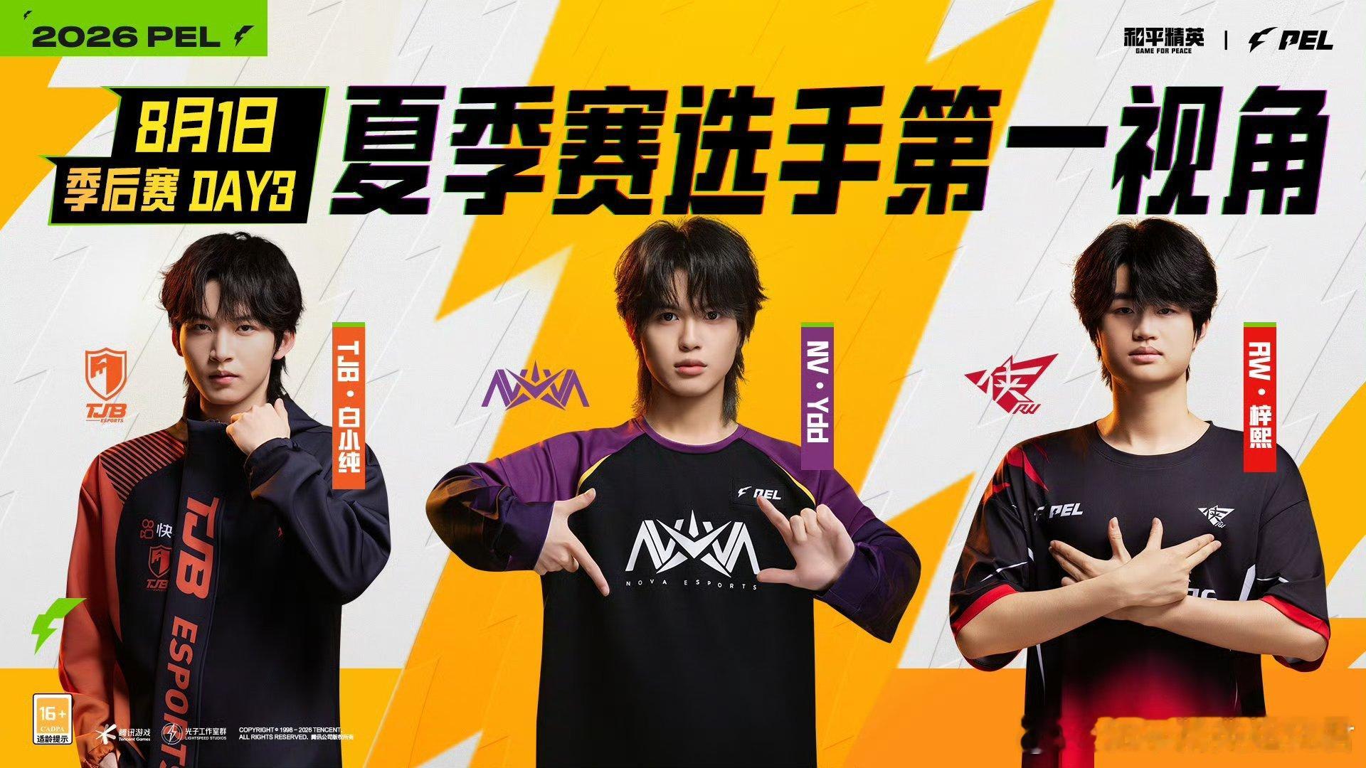 和平精英职业联赛 【2026PEL夏季赛】选手第一视角 季后赛 Day3 你的暑
