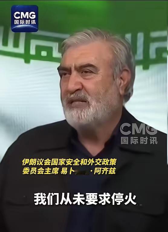 伊朗高官：伊朗从未要求停火，许多民众要求乘胜追击，已最大限度地利用停火“重新装填