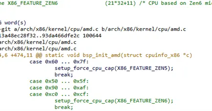 AMD顶级CPU：Zen6架构霄龙现身Linux补丁！有望明年发布