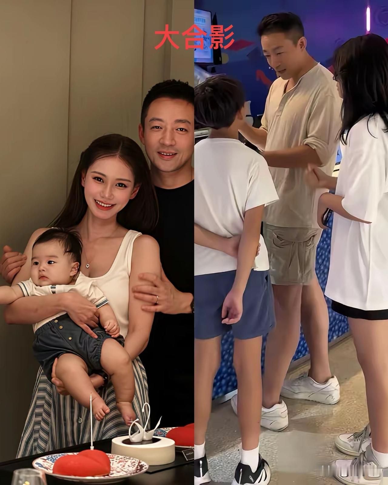 什么才是幸福的拼图？就像这前后的两张合照合在一起，组成一个完整的大家庭！

终于