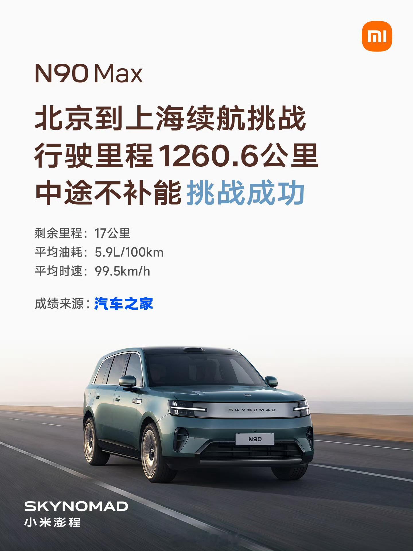 小米澎程京沪通全程不补能应该给汽车之家的小伙伴加个鸡腿，一千多公里的测试，真的累