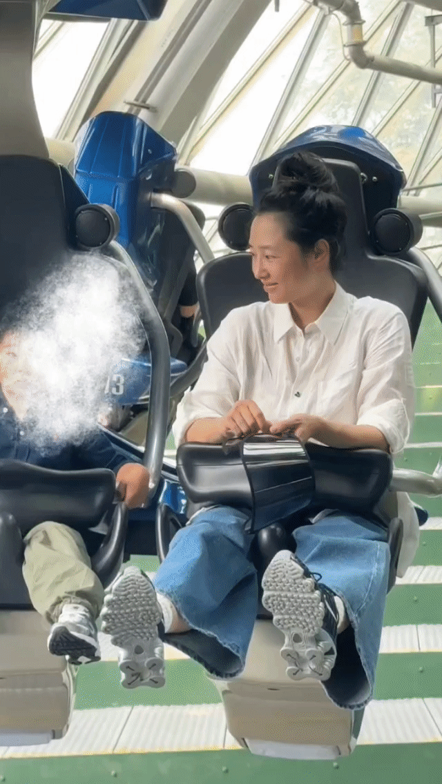 我也想偶遇环球影城偶遇白百何 ​​​