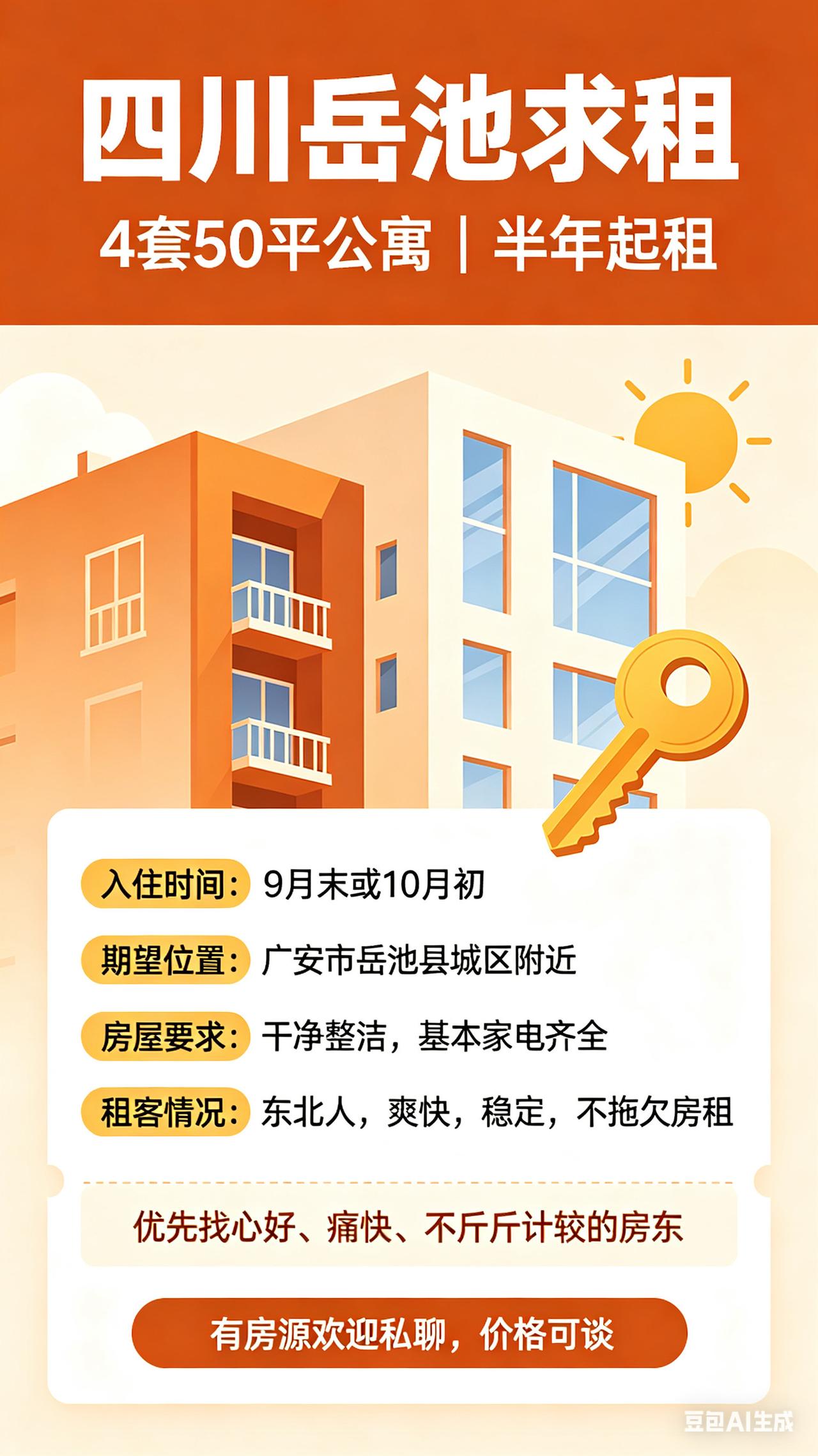 豆包AI  住房租赁 电梯公寓