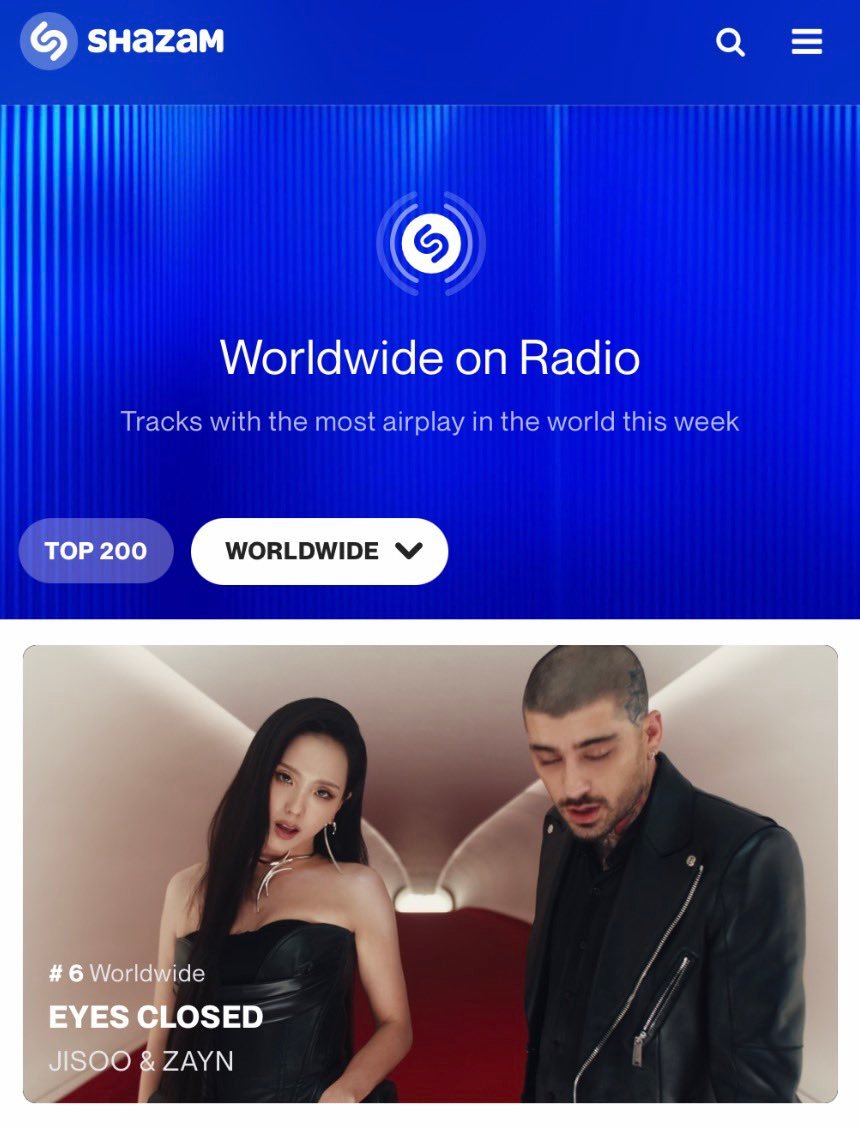 2026/07/04  金智秀kpop女一 相关一则JISOO & ZAYN 的