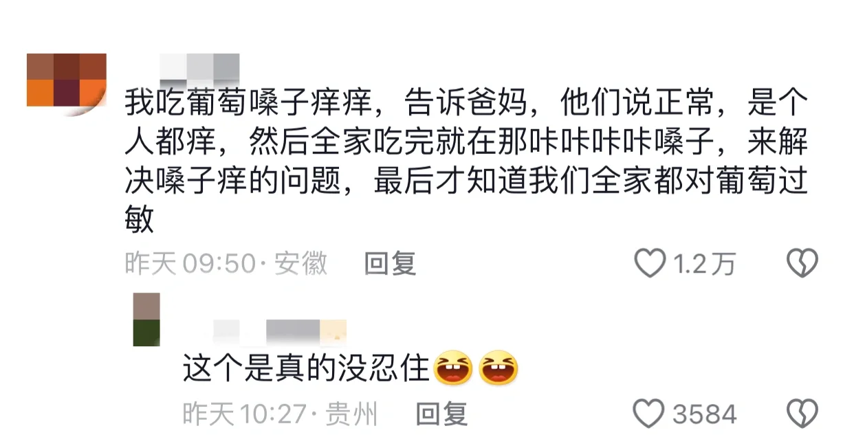 过敏是吧！从现在开始吃服你！
