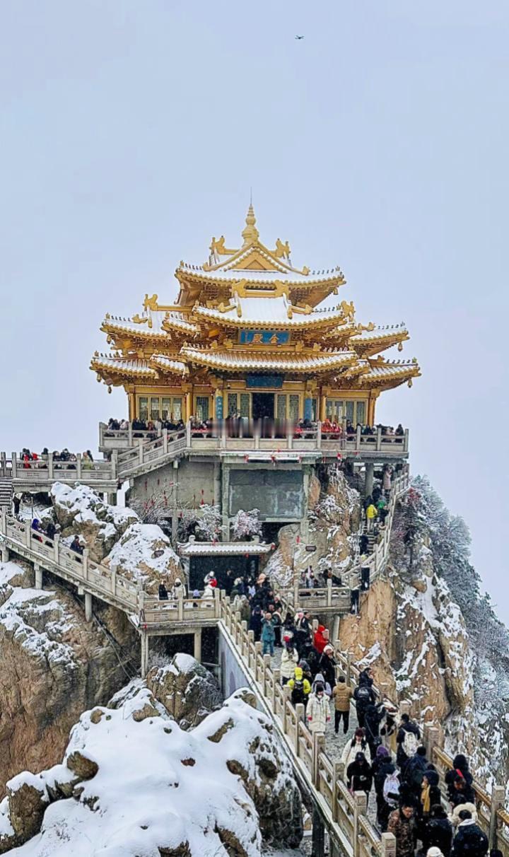 下雪的老君山秒变人间仙境下雪的老君山简直秒变人间仙境～ ​​​