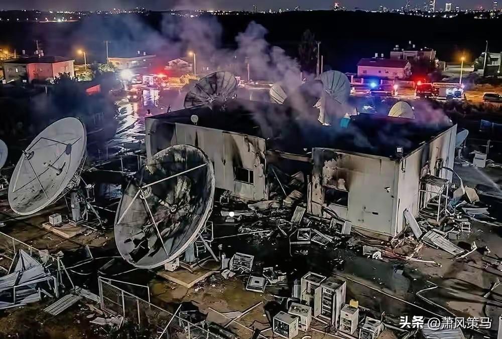 黎真主党导弹击中以色列卫星地面站真主党出手就是王炸！导弹越境160公里，精准砸向