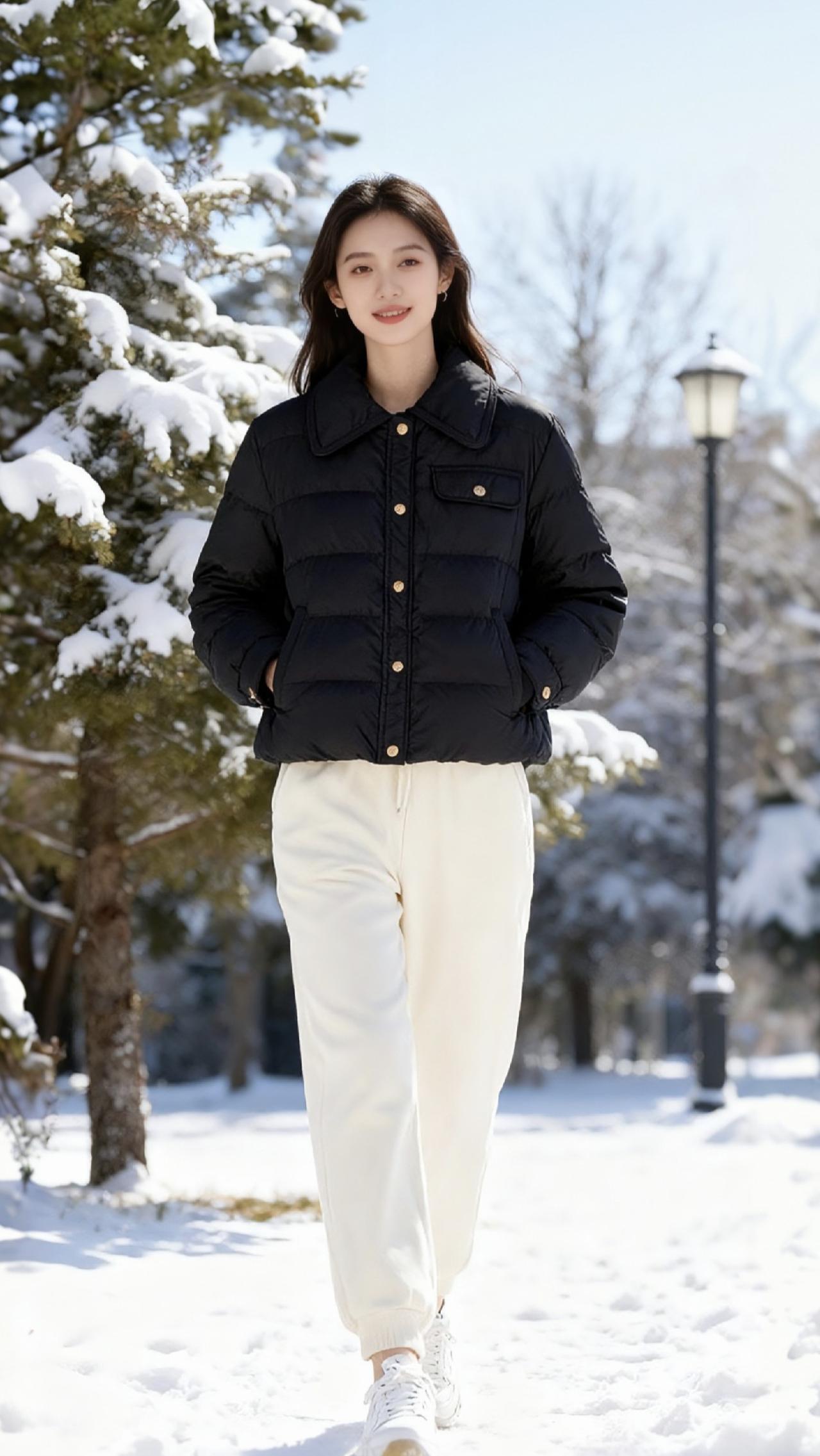 穿搭不重样 爱了爱了 保暖又好看 小香风棉服女装穿搭