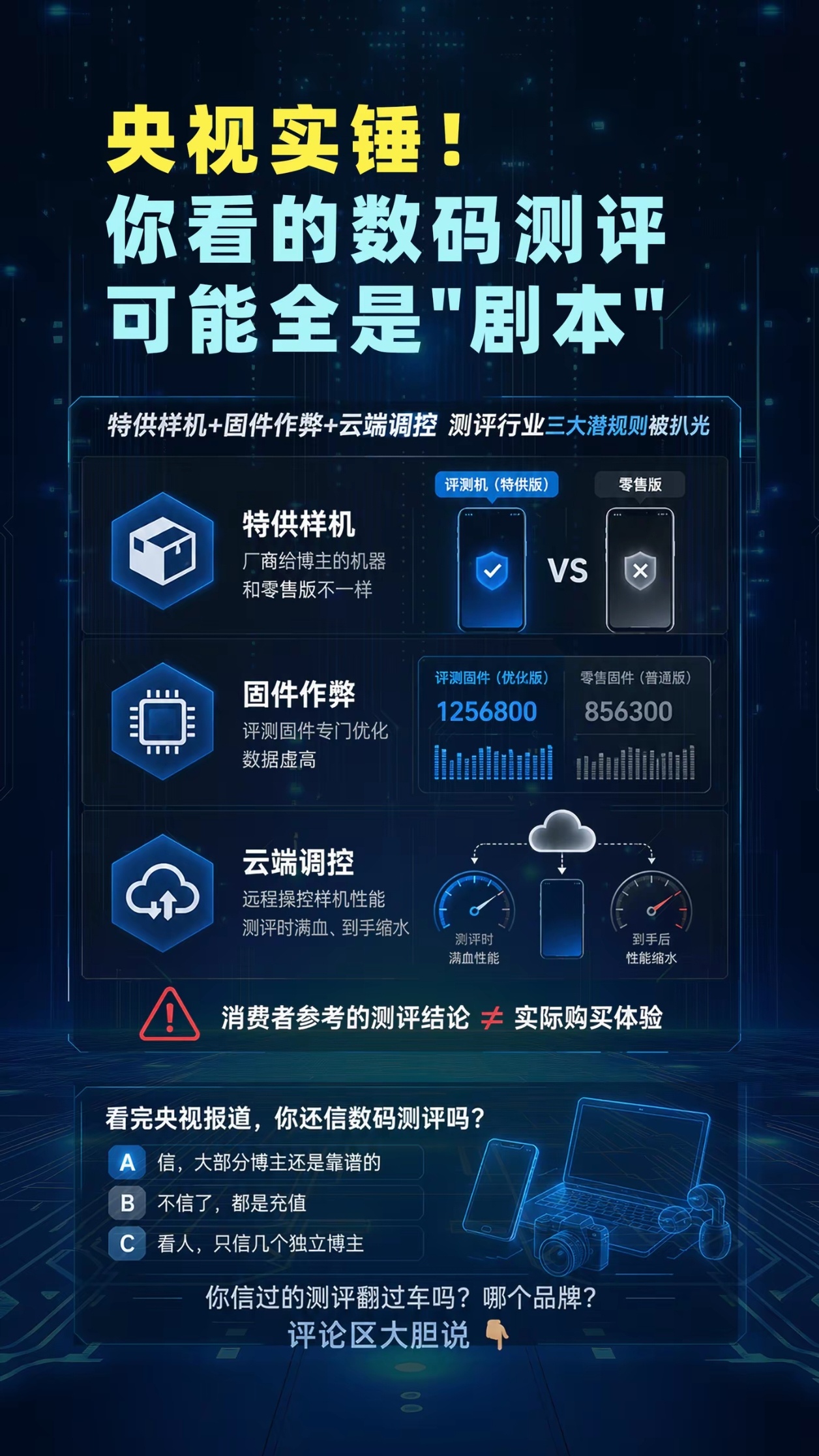 特调机这件事因为央视曝光之后，大家又重新开始讨论了，之前极客湾被针对，导致不得不