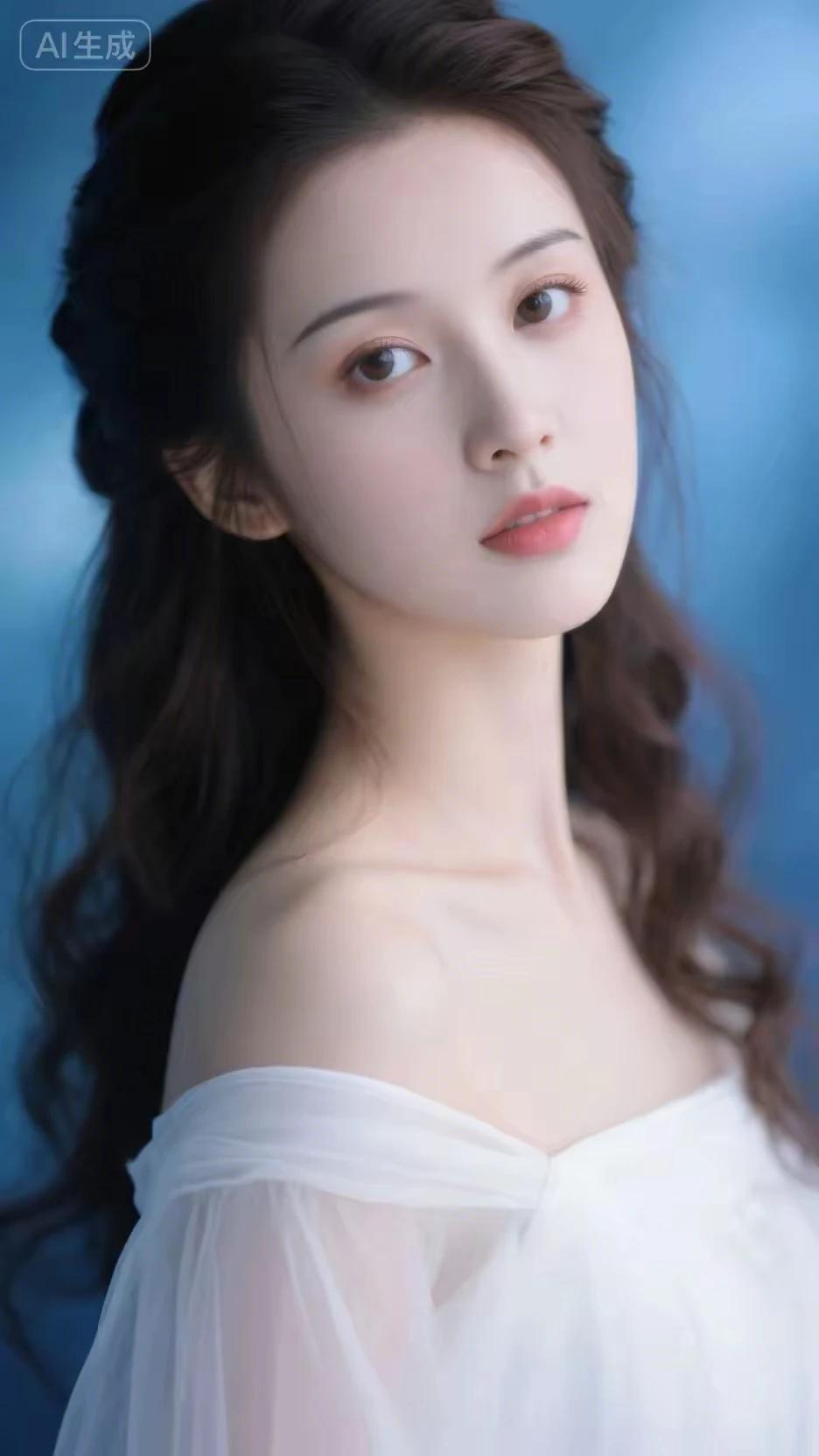 上联：凡尘玉女天生韵，
下联:   瑶池仙葩自带雅。