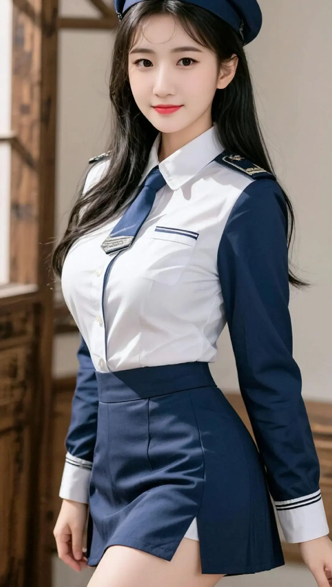 AI制服风情照 ai创作