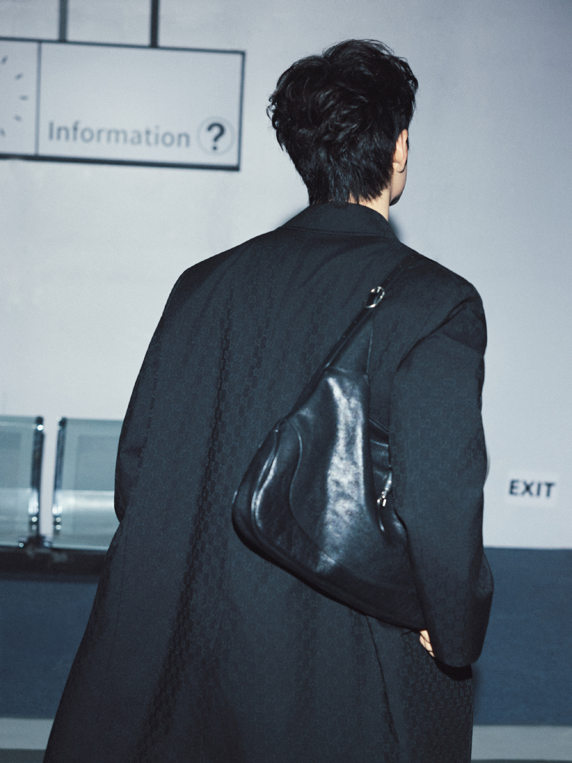 这两张超性感的肖战即将出席gucci大秀