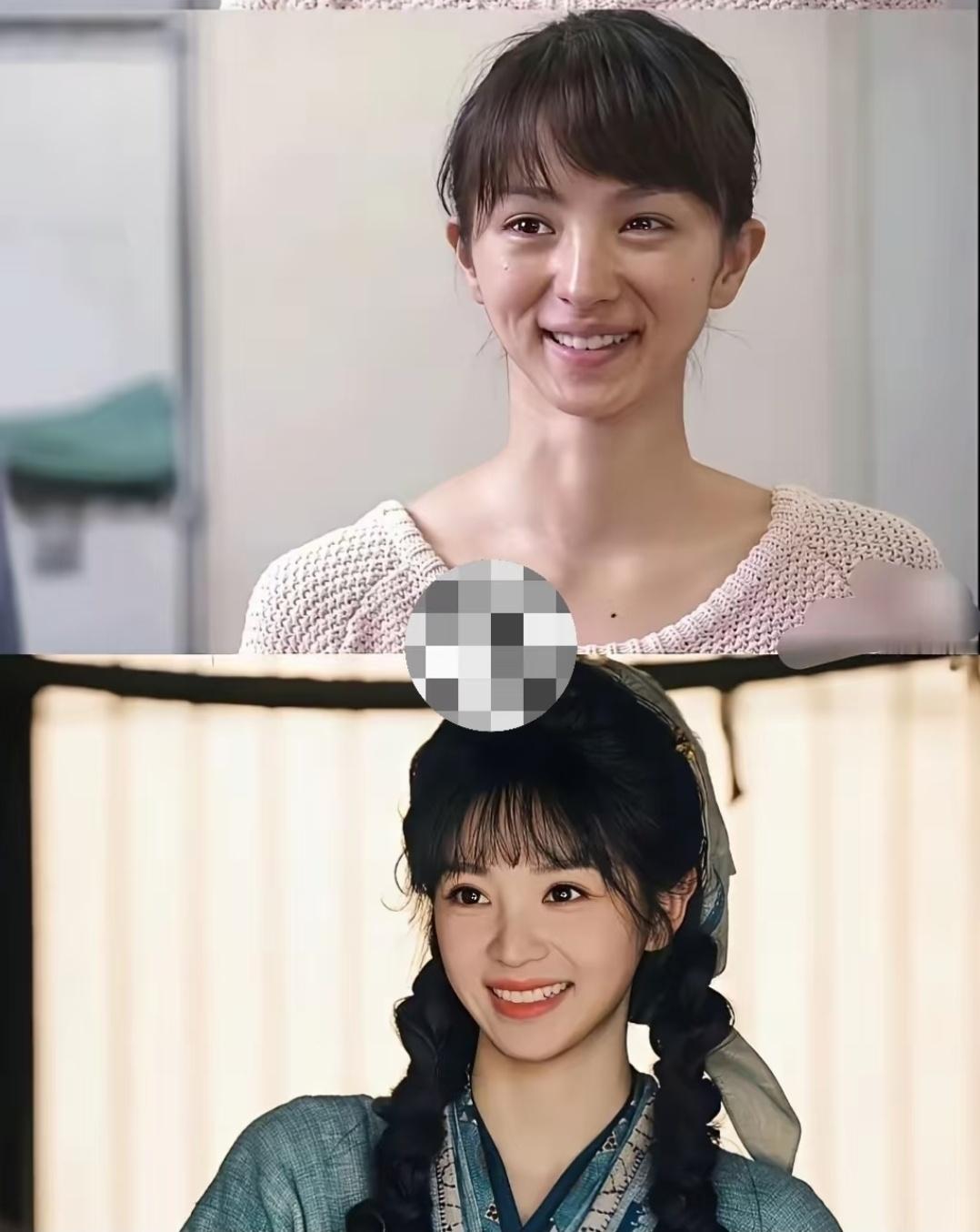 高颜值美女气质相通，细数田曦薇与满岛光长相的共通亮点｜有辨识度的美｜长相相似的人