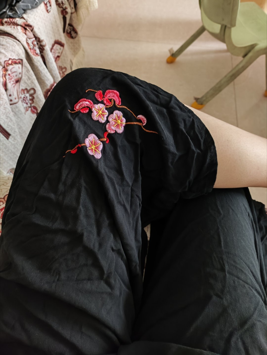 哦哦裤子没干穿的我奶裤子，别说怪凉快 