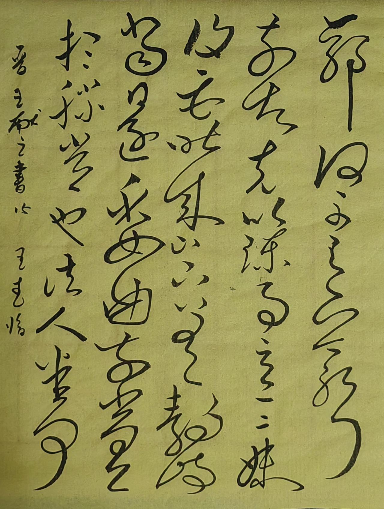 大家来交流讨论草书师从张伯英