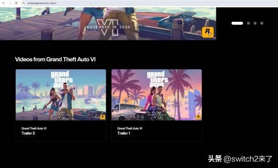 近日 Rockstar Games 官方悄然移除了《GTA6》第二支预告片的 “