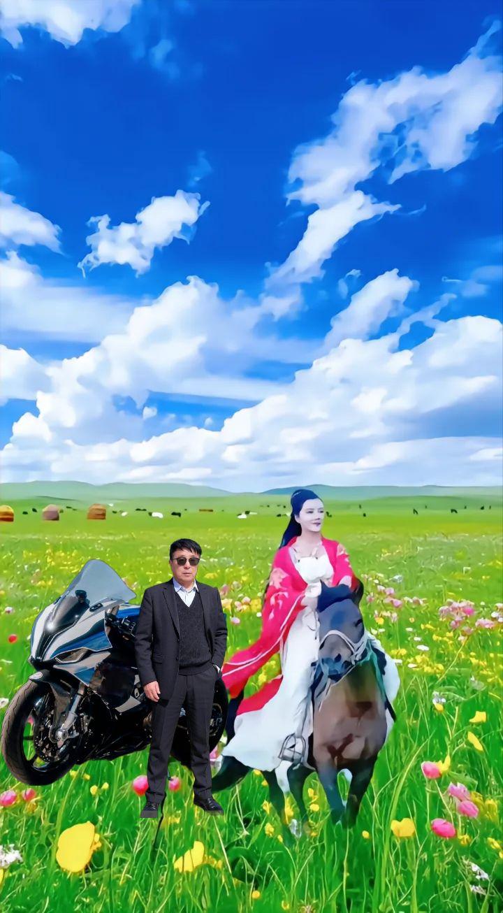一首歌曲，美丽的草原我的家献给大家…