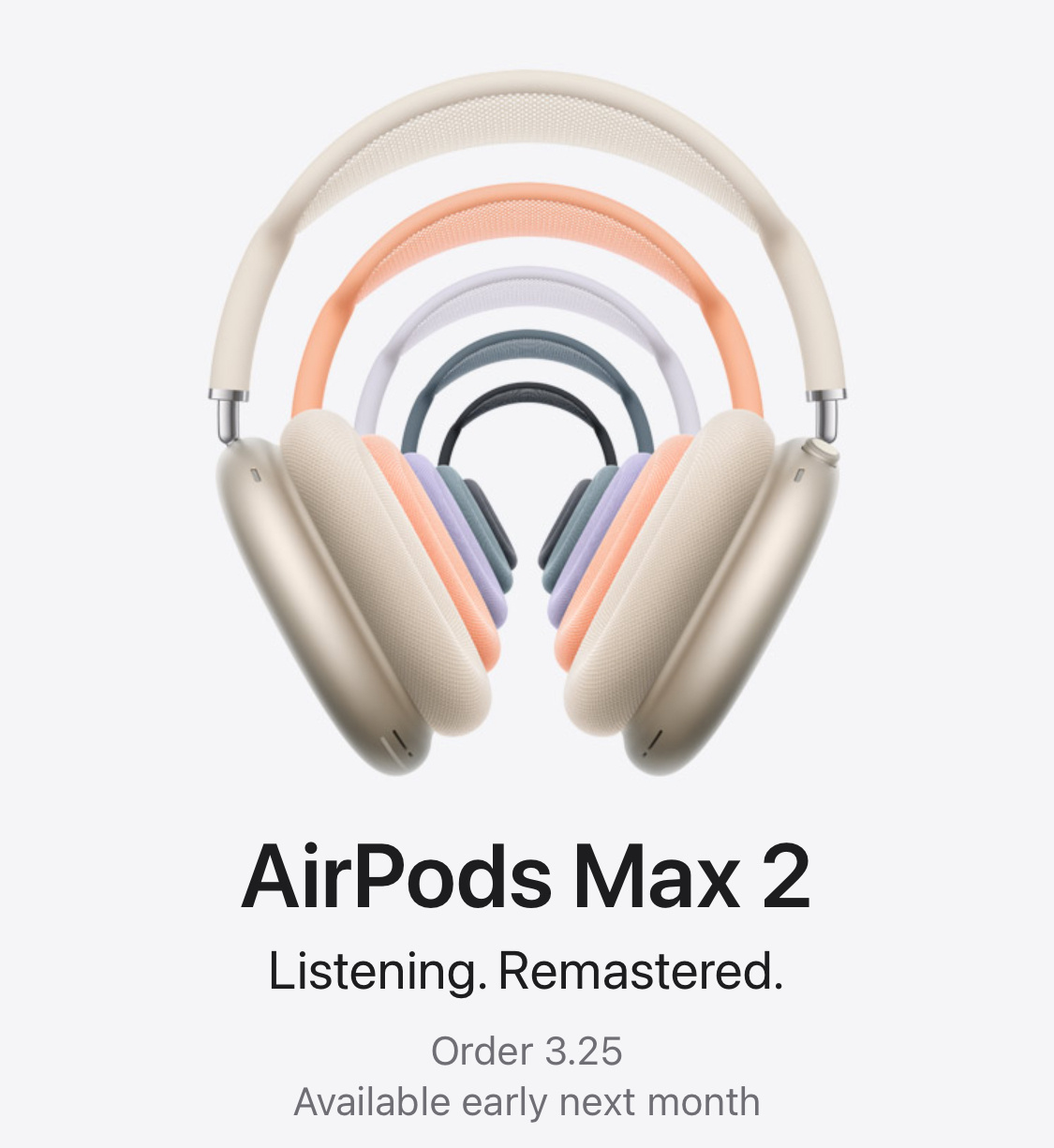 AirPodsMax2发布又发一遍，2代不是发过了吗