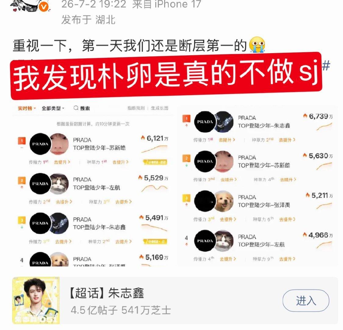 是不是早说过朴毛真的没人做sj，第一天和你们也没啥关系吧？！Prada品牌大使苏