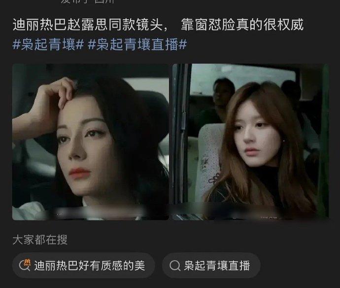 迪丽热巴和赵露思不应该放一起对比吧两个南波万啊 