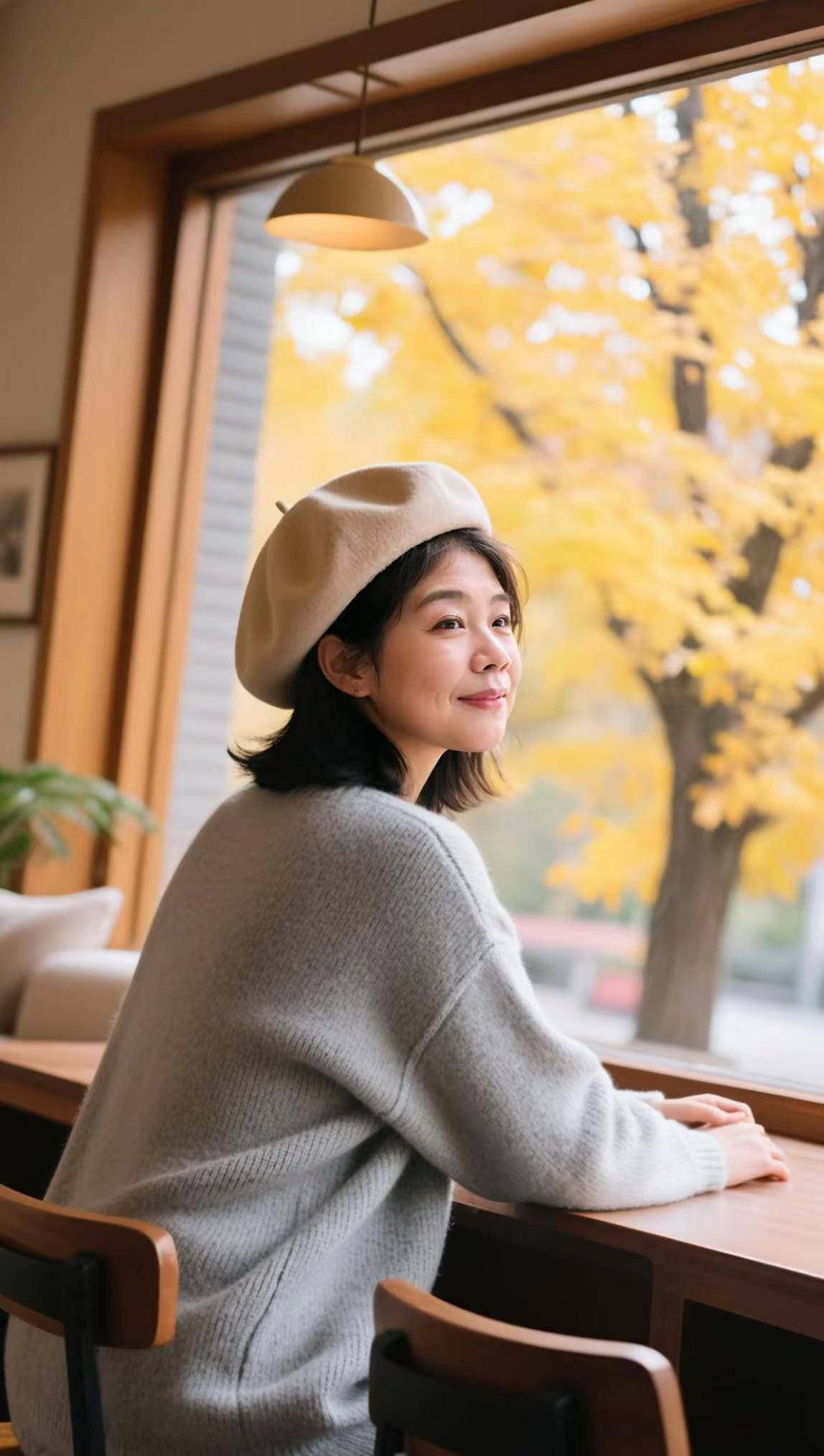 重新规划。AI秋意写真