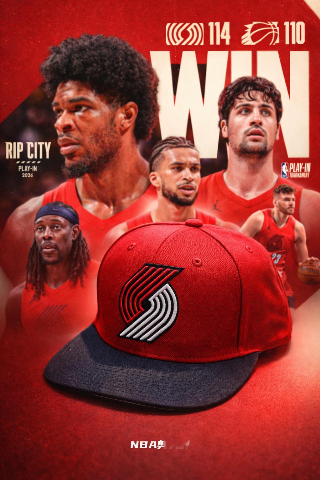 🎉庆祝开拓者晋级季后赛！抽奖送出开拓者Mitchell & Ness棒球帽一顶