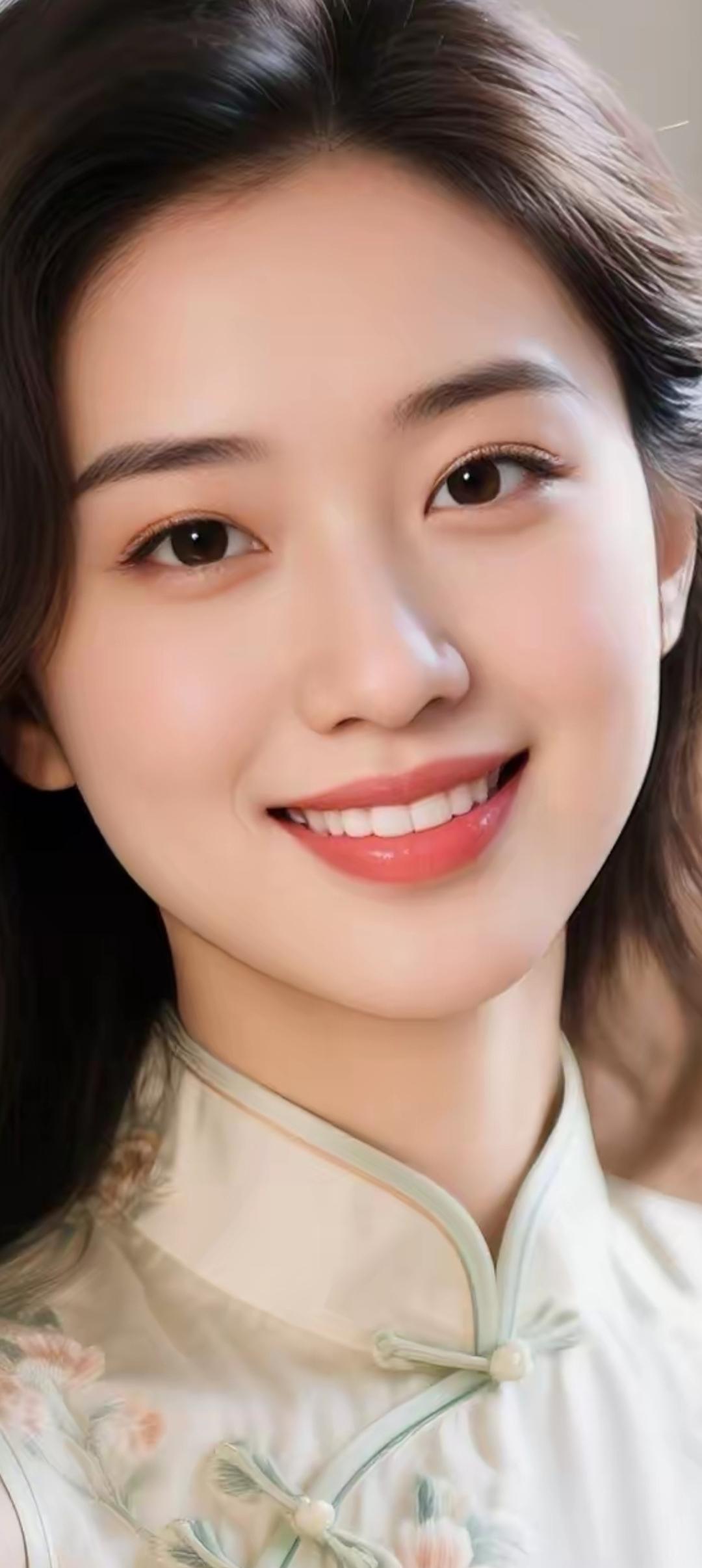 温柔微笑，岁月静好，优雅气质，如花般绽放。