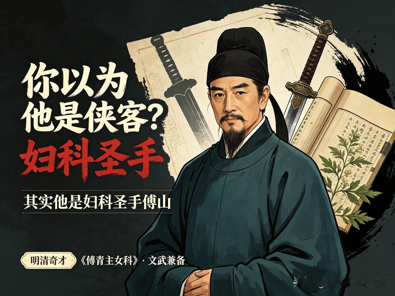 很多人只知道傅山是武侠小说里的高手，却不知历史上真实的傅山，是明清之际横跨医学、