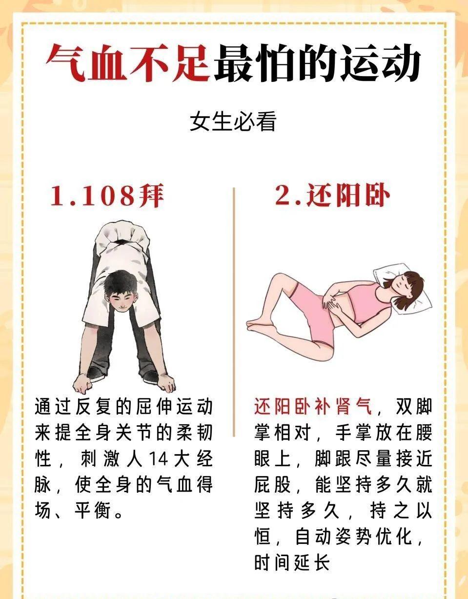 气血不足就跟我学学这些动作。。