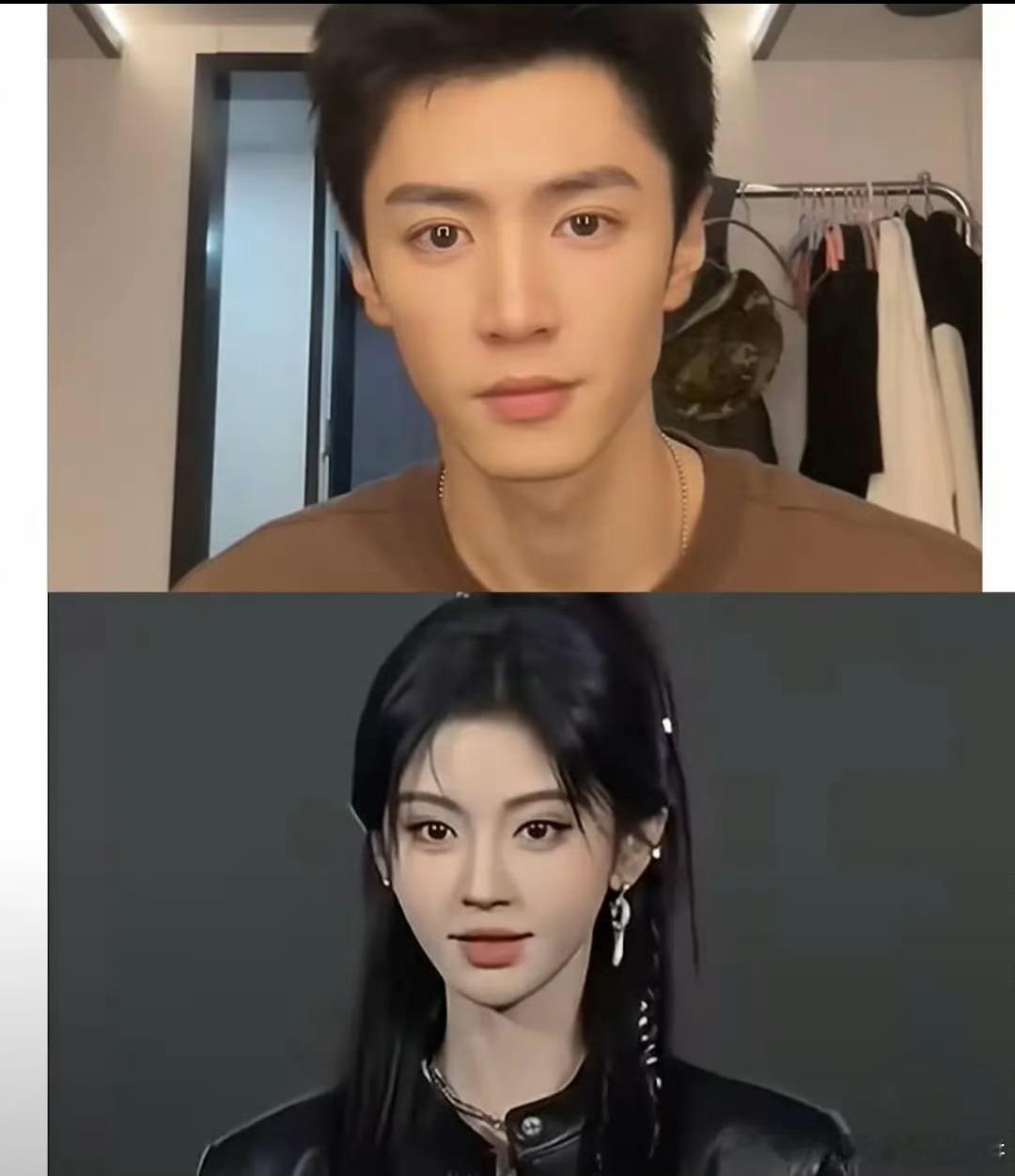 瓣组说陈哲远和鞠婧祎长得像 ​​​