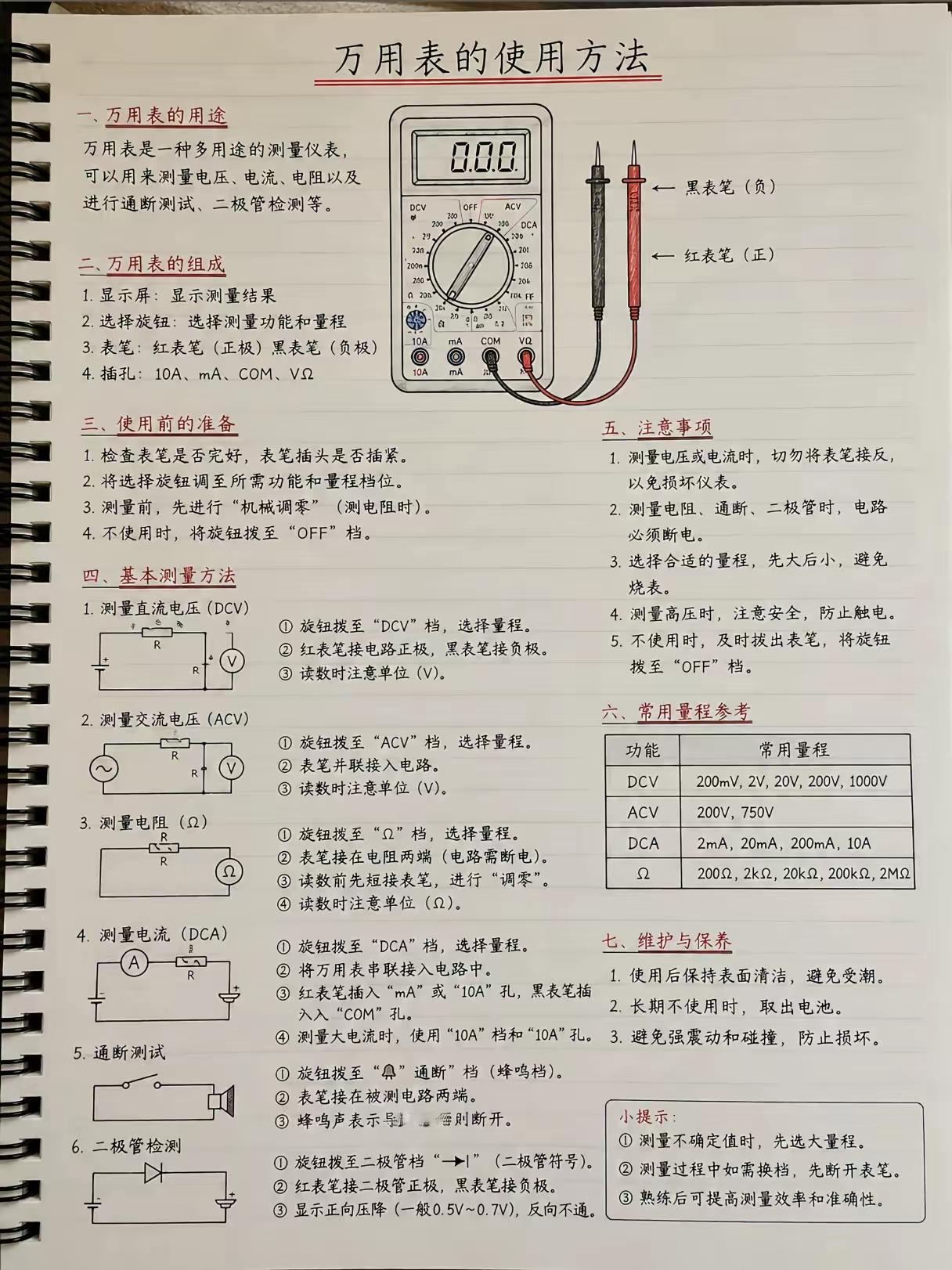 万用表用法