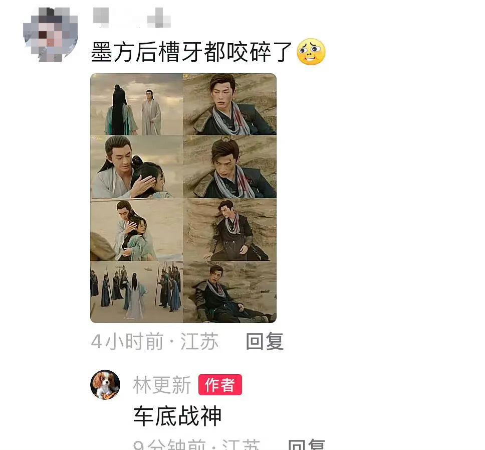 啊啊啊啊啊啊啊啊啊林更新你怎么又开嘲讽啊[笑cry]，剧里当着墨方的面公主抱，还
