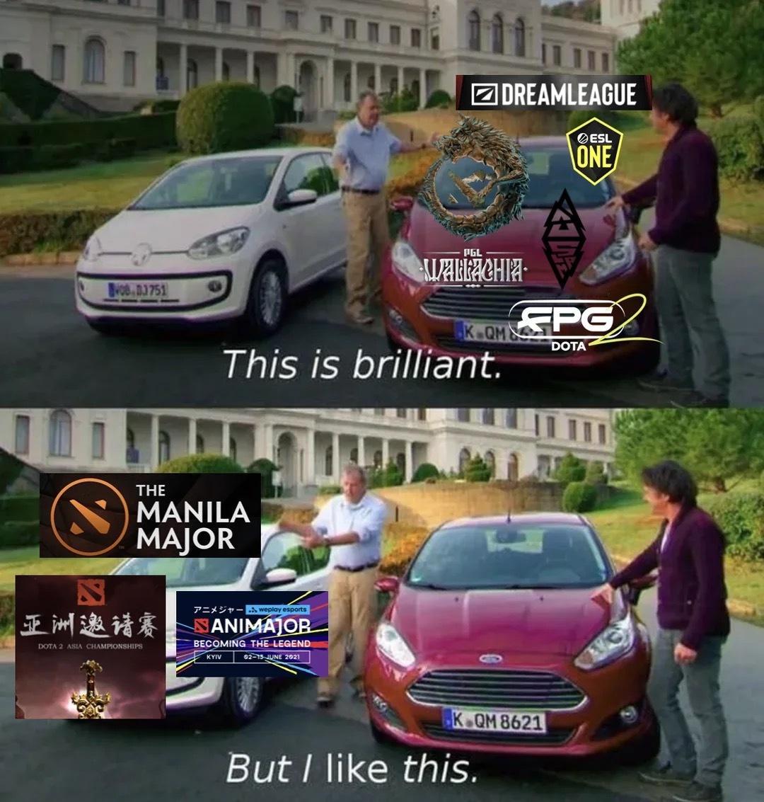 外网观点：我们现在每年大约有20个赛事，但没有一个能像以前的老Major赛事那样