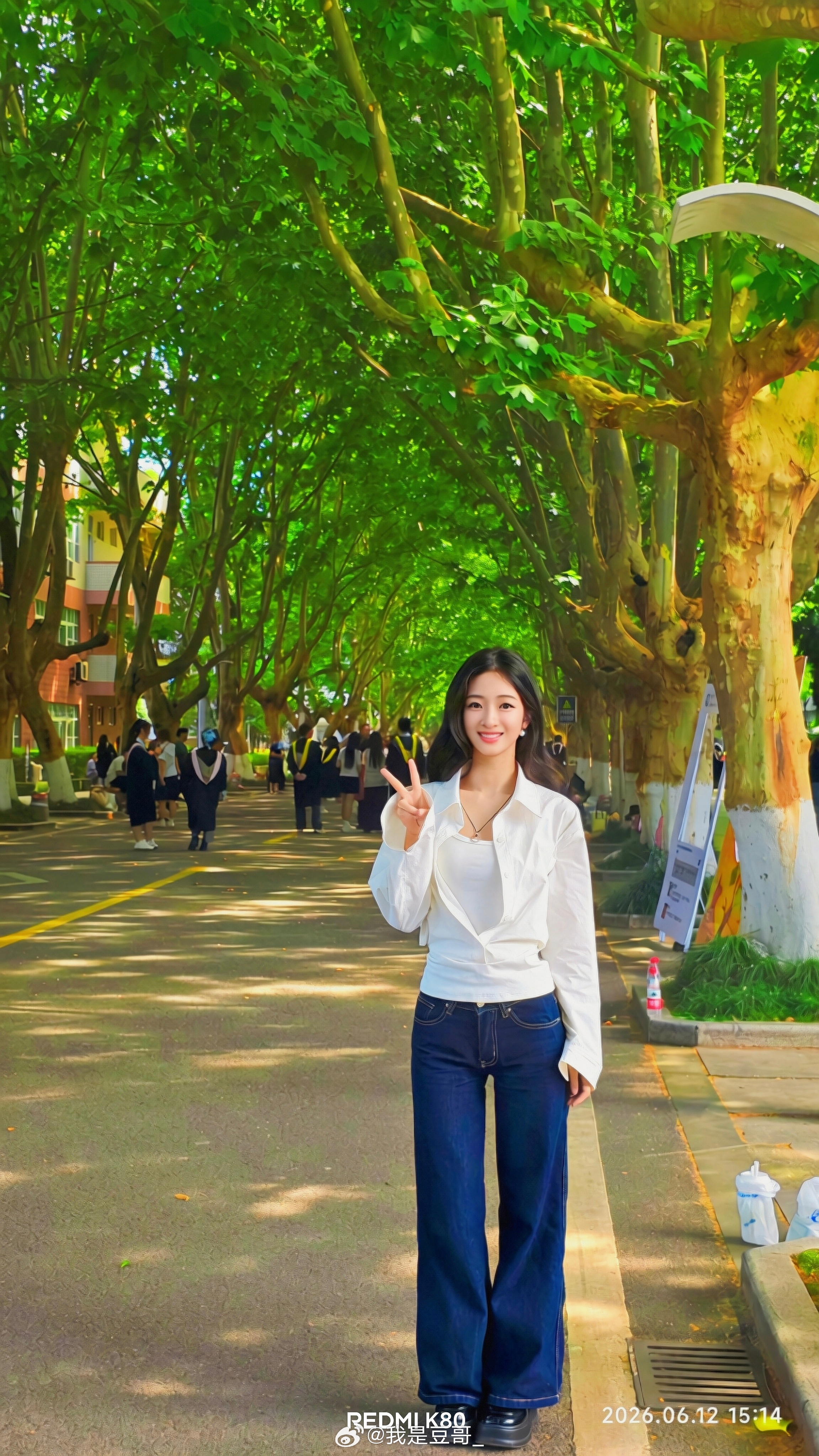四川农业大学雅安校区 ✨ 梧桐影里的温柔告别梧桐荫下的光斑，是时光写给青春的信。