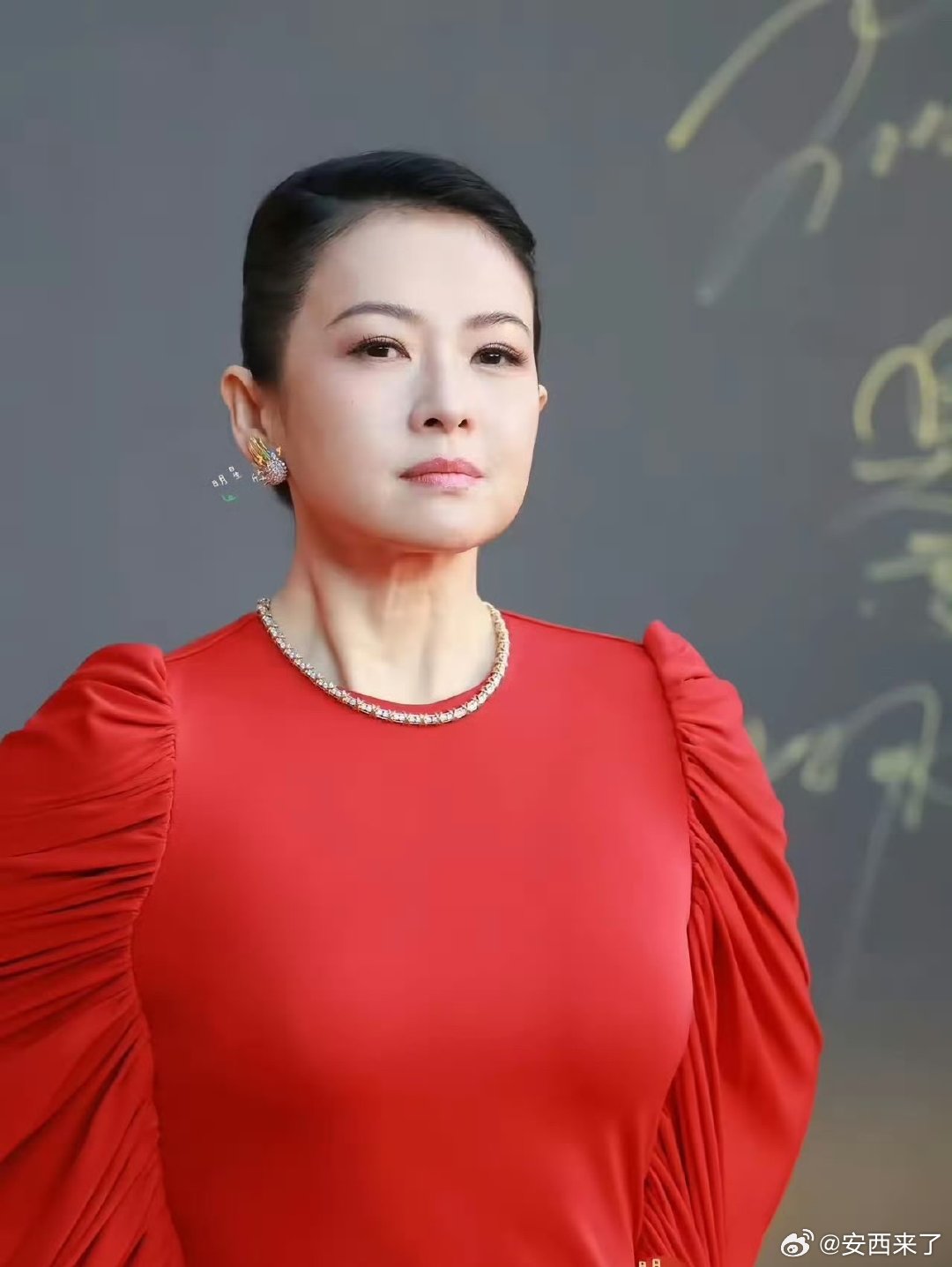 章子怡高叶影后双黄蛋章子怡脸咋了 章子怡就是单纯的胖了吧 