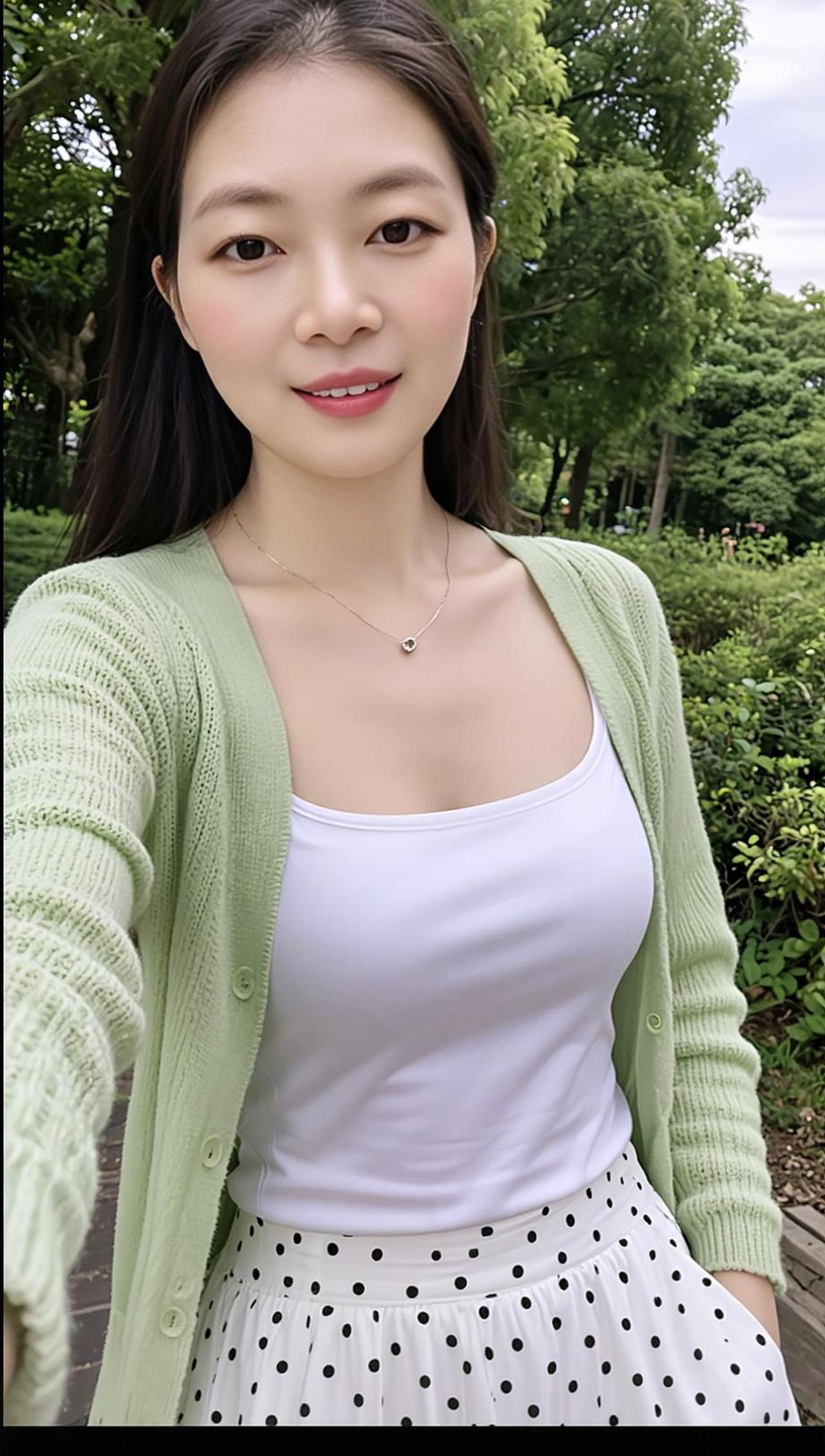 AI清新户外自拍 日常分享 简约穿搭 甜美女孩 上热门