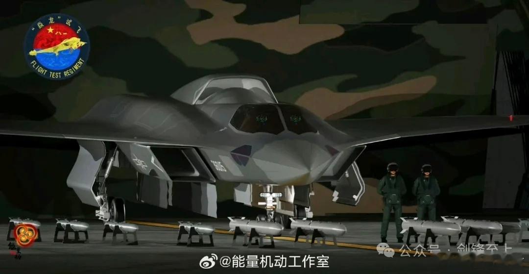 感受歼36的威压，等这个家伙服役，什么F22和F35，连出手的机会都没有 歼36