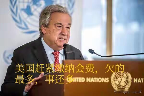 联合国秘书长古特雷斯让美国气的直跺脚

美国是联合国会费最大的“老赖”。

美国