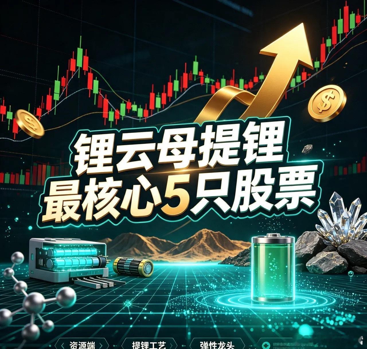 锂云母提锂最核心5只股票1、永兴材料（002756）股价：48.33元资源：控股