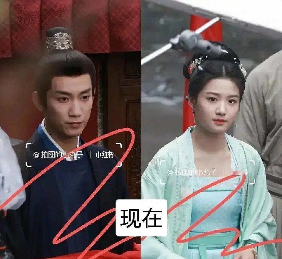 王子奇卢昱晓很适合演情侣，毕竟一模一样的馒化脸别人可没有 ​​​