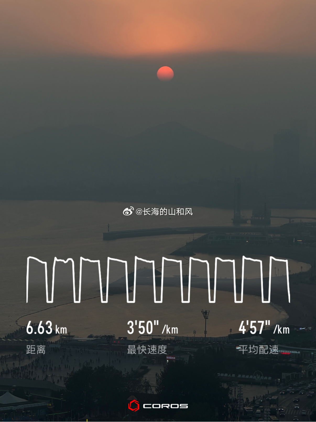 跑步[超话]  比感觉的要好 ​​​