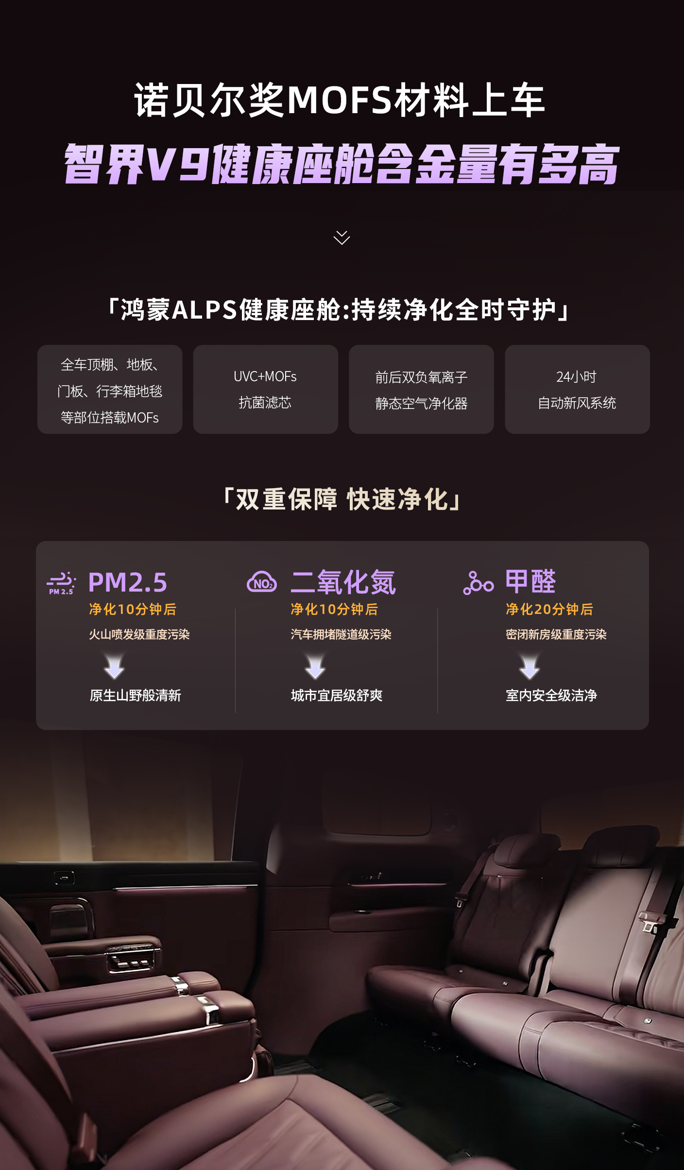 第一台搭载制氧机的MPV来了智界V9居然把车载制氧机搬上车了，这操作真的太牛了！