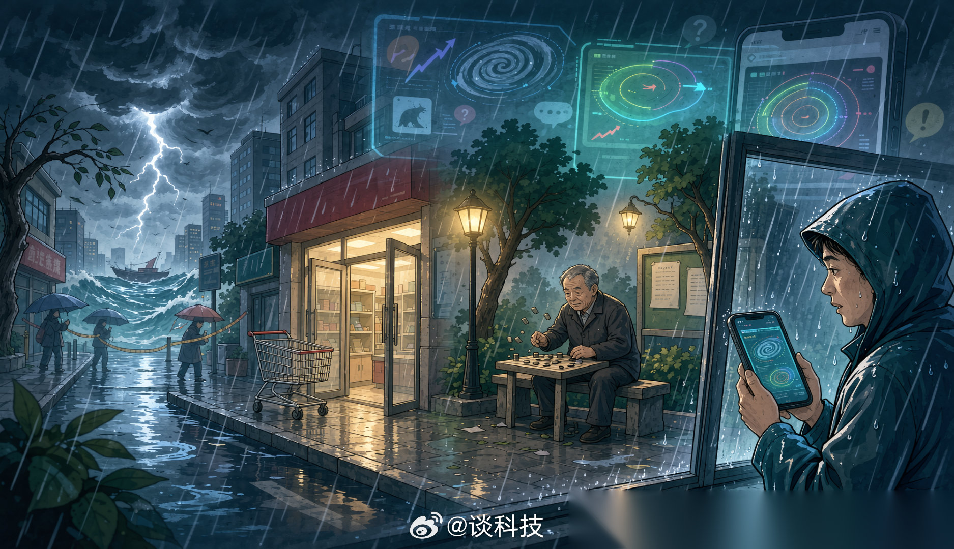 怕的不是台风，是预警喊多了被当成段子。 每次台风一来，热搜先热闹三天：名字一个比
