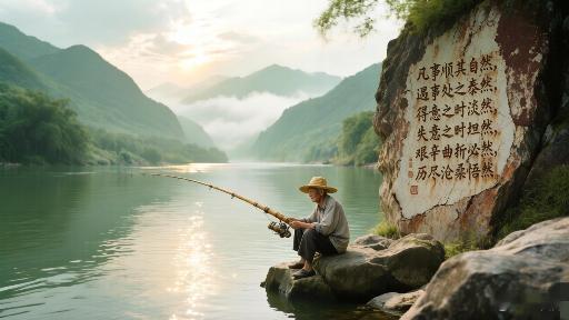 凡事顺其自然，遇事处之泰然；得意之时淡然，失意之时坦然；艰辛曲折必然，历尽沧桑悟