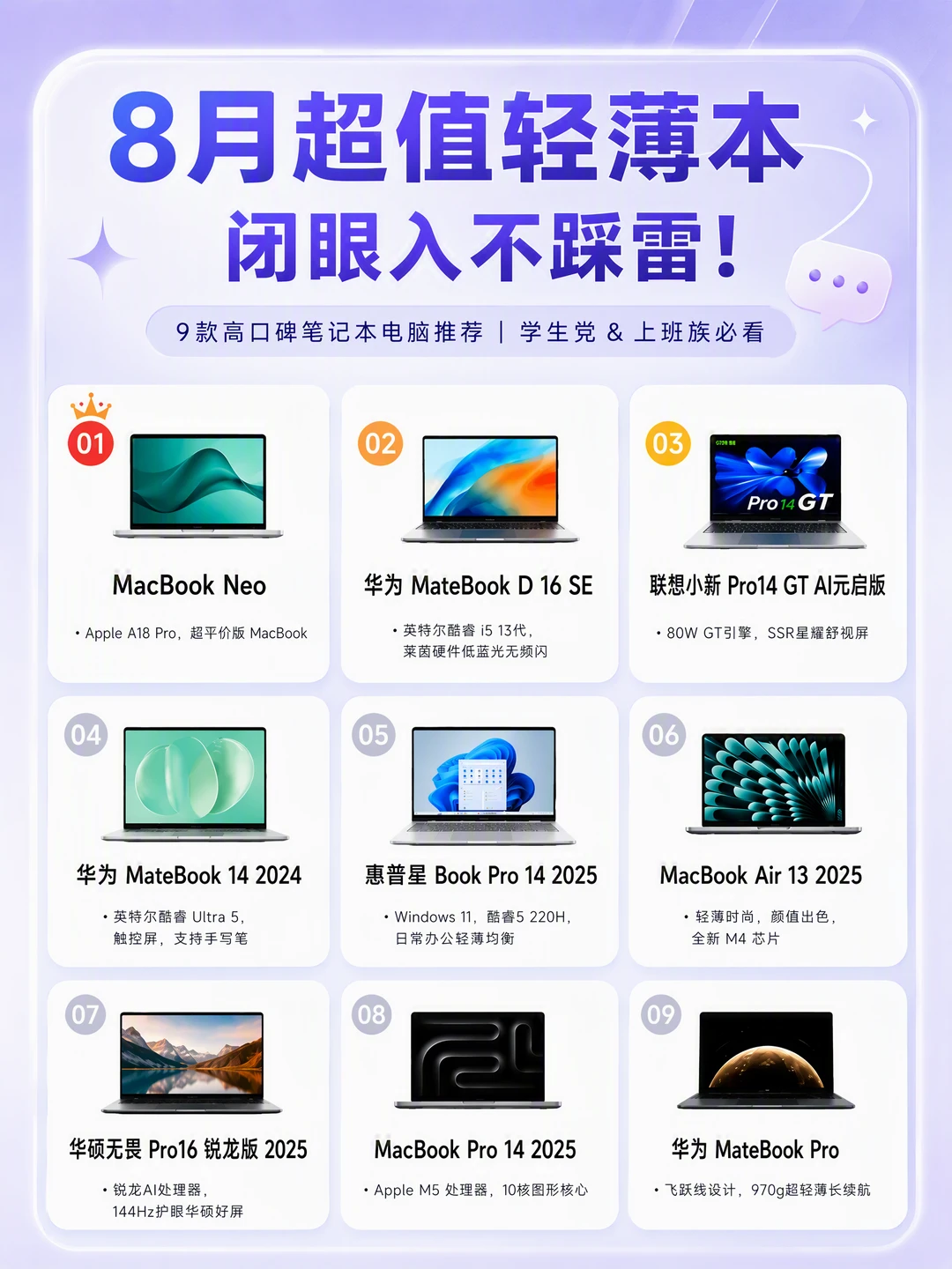 8月轻薄本闭眼抄💻