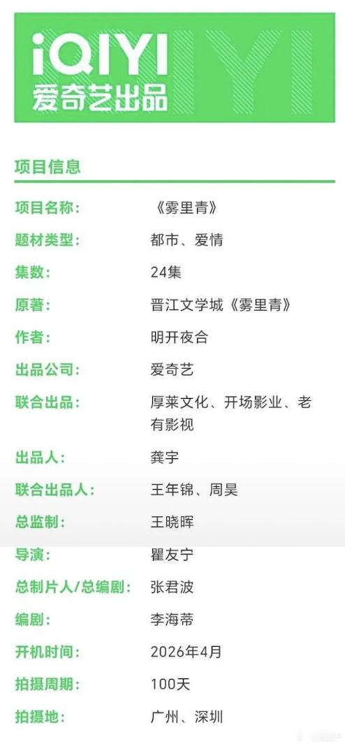 《雾里青》男二是谁演，说不定可以掀桌 