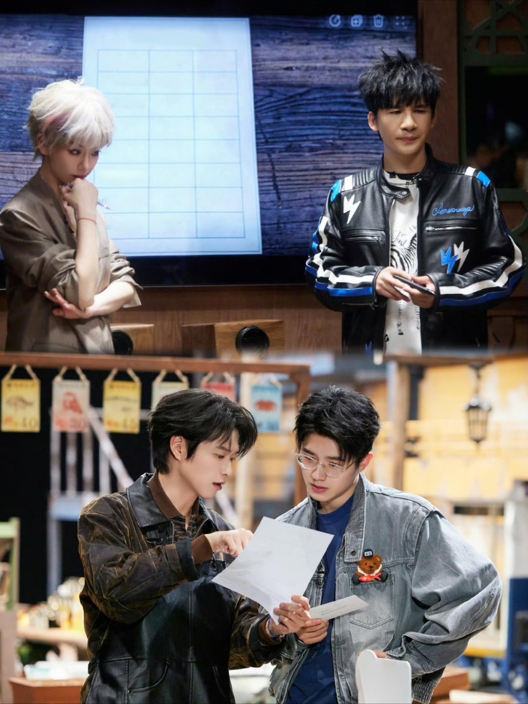 戚薇白发造型美我一大跳戚薇白色短发造型大侦探第一眼直接屏住呼吸，戚薇这头白发简直