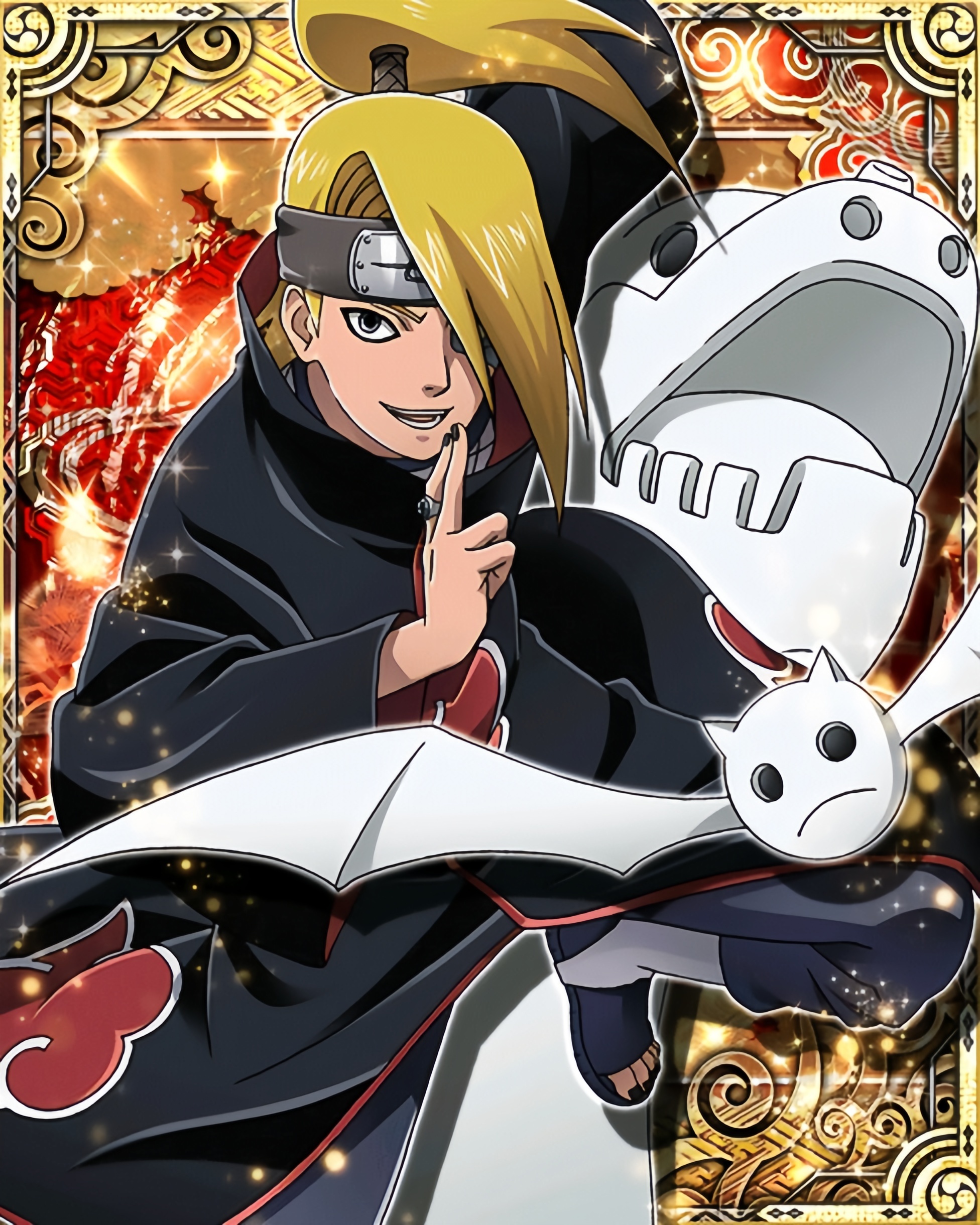 迪达拉 & 蝎火影忍者『疾风乱舞』插图分享有喜欢艺术二人组的嘛