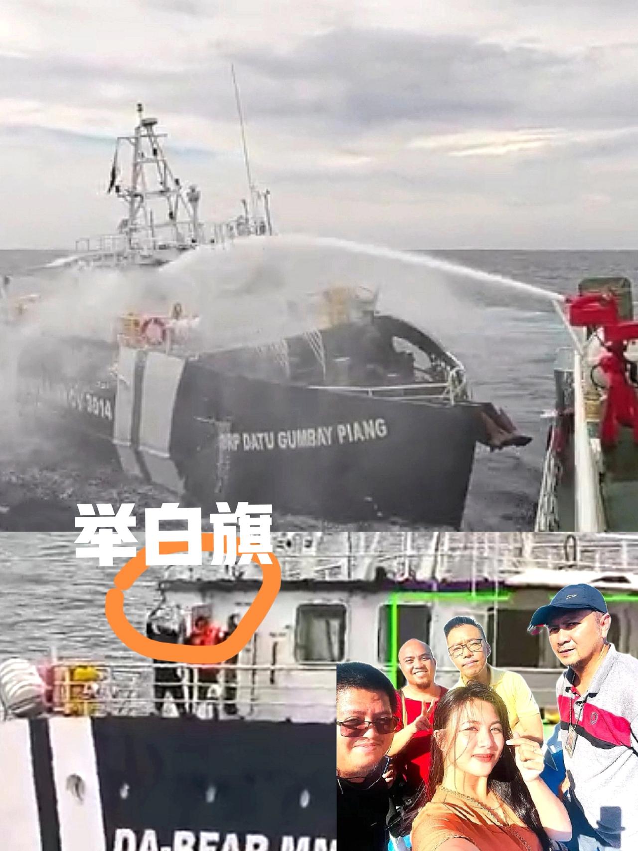 菲律宾海警队很有趣。
他们每次到我们海域周边捣蛋，都会无一例外的雇一伙外国小报记